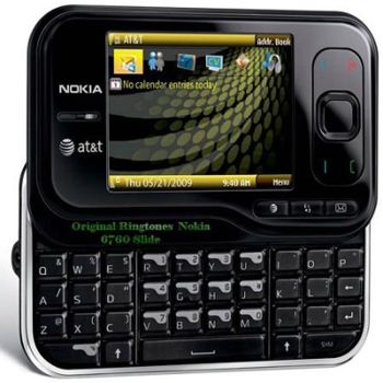 زنگ های فابریک Original Ringtones Nokia 6760 Slide
